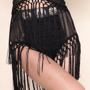EastnWest the Label Bolo Fringe Bottoms